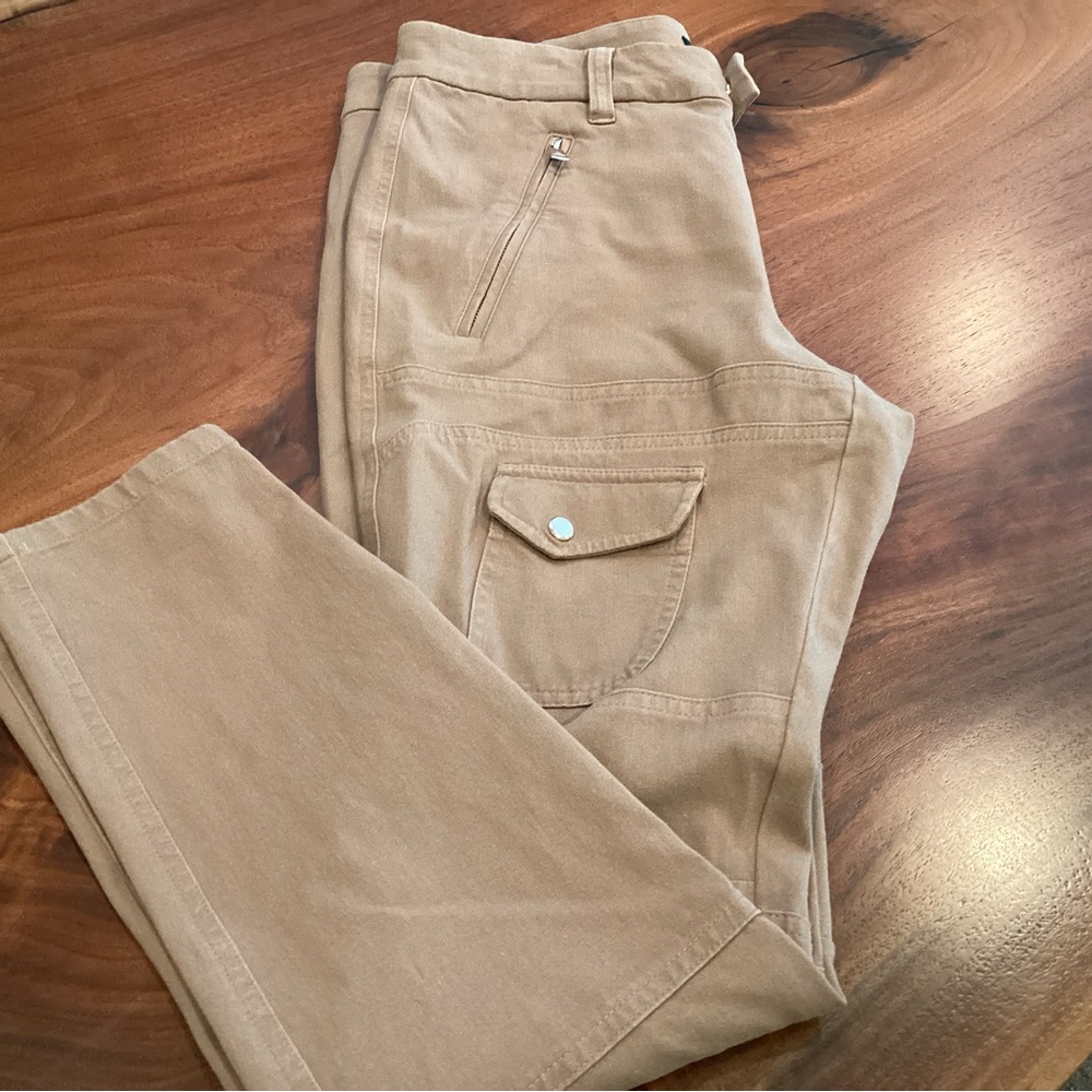 Lauren Ralph Lauren Tan Skinny Ponte Pants
